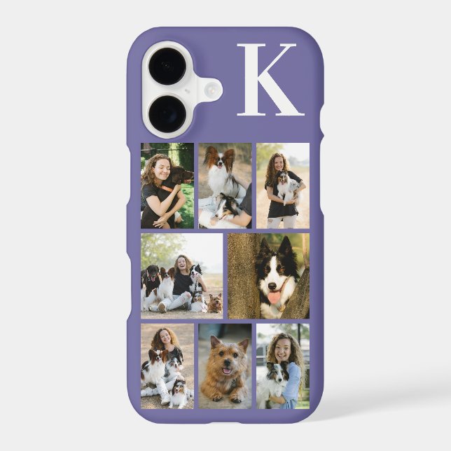 Modern 8 Pet Photo Purple (Back)