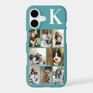 Modern 8 Pet Photo Teal