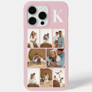 Modern 8 Photo Blush Pink iPhone 15 Pro Max Case