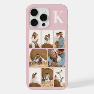 Modern 8 Photo Blush Pink iPhone 15 Pro Max Case