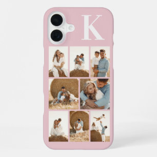 Modern 8 Photo Blush Pink iPhone 16 Plus Case