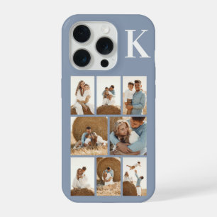 Modern 8 Photo Dusty Blue iPhone 15 Pro Case