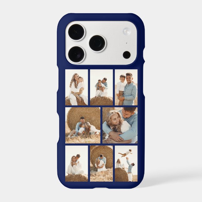 Modern 8 Photo Navy Blue (Back)