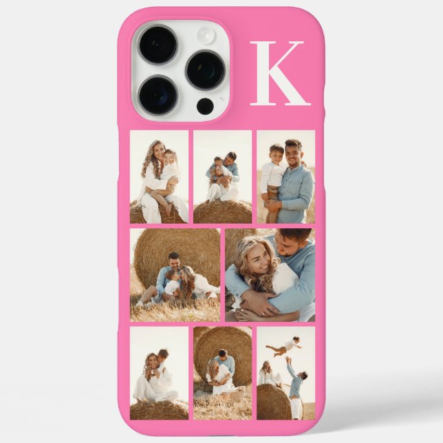 Modern 8 Photo Pink Case-Mate iPhone Case (Back)