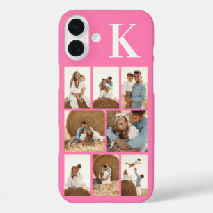 Modern 8 Photo Pink iPhone 16 Plus Case