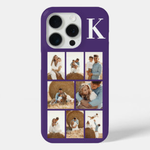 Modern 8 Photo Purple iPhone 15 Pro Case