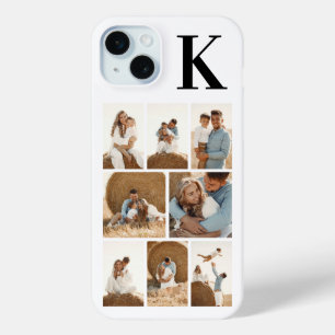 Modern 8 Photo White iPhone 15 Mini Case