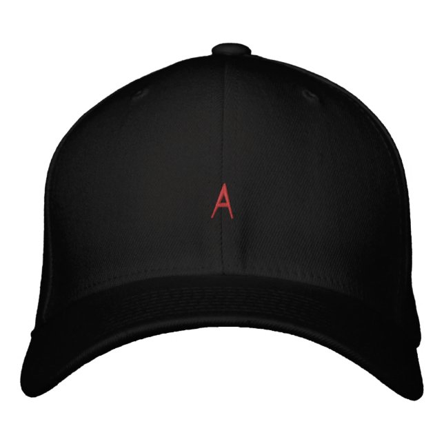 Modern "A" Monogram Custom Toothfix Font Name-Hat Embroidered Hat (Front)