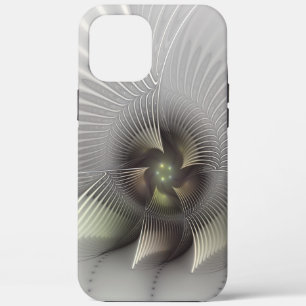 Modern Abstract 3D Shape Fractal Art iPhone 12 Pro Max Case