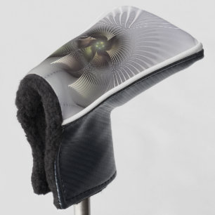 Modern Abstract 3D Shape Fractal Art Golf Head Cover