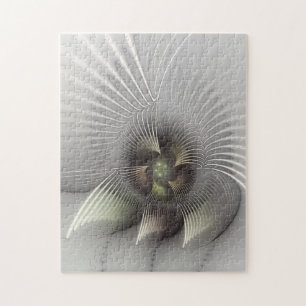 Modern Abstract 3D Shape Fractal Art Jigsaw Puzzle