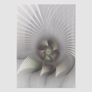 Modern Abstract 3D Shape Fractal Art Tissue Paper