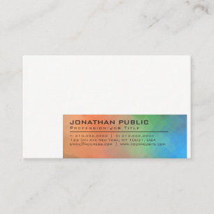 Modern Abstract Art Background Professional Plain Business Card