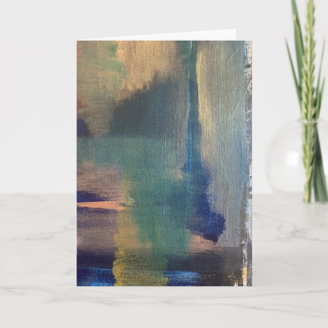 Modern Abstract Art Card (Front)