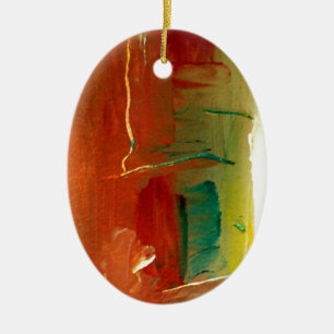 Modern Abstract Art Ceramic Ornament