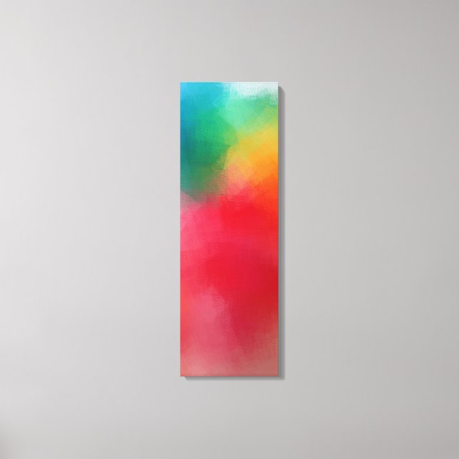 Modern Abstract Art Colourful Elegant Template Canvas Print (Front)