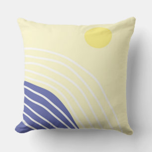modern abstract art cushion