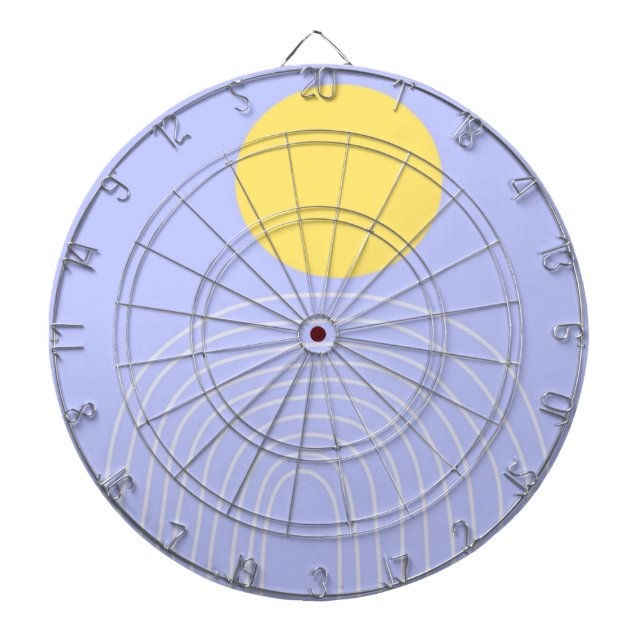 modern abstract art dartboard (Front)