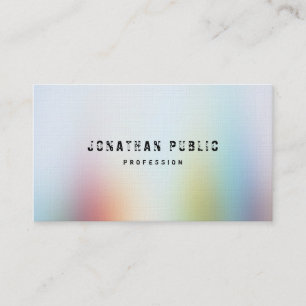 Modern Abstract Art Elegant Professional Template Business Card