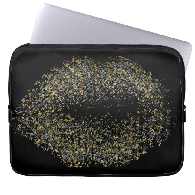 Modern Abstract Art Lips #16 Laptop Sleeve (Front)