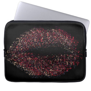 Modern Abstract Art Lips #17 Laptop Sleeve