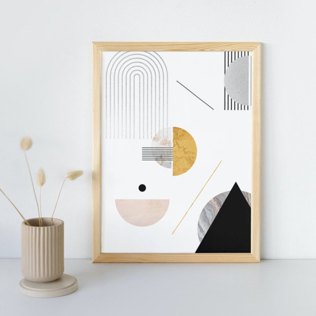 Modern Abstract Art mid century Minimalist Poster (Creator Uploaded)