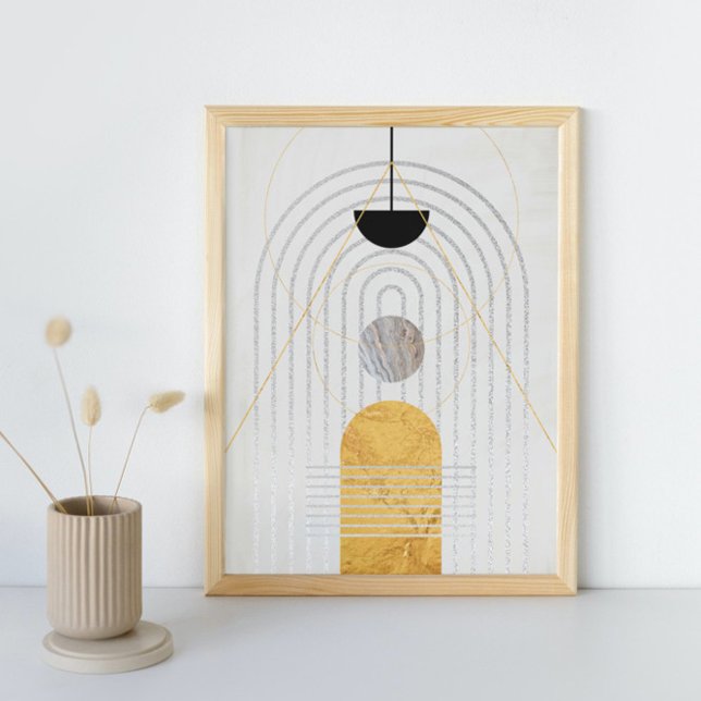 Modern Abstract Art mid century Minimalist Poster (Creator Uploaded)