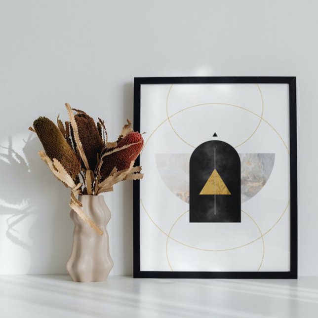 Modern Abstract Art mid century Minimalist  Poster (Creator Uploaded)
