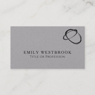 Modern Abstract Art Minimalistic Professional Business Card
