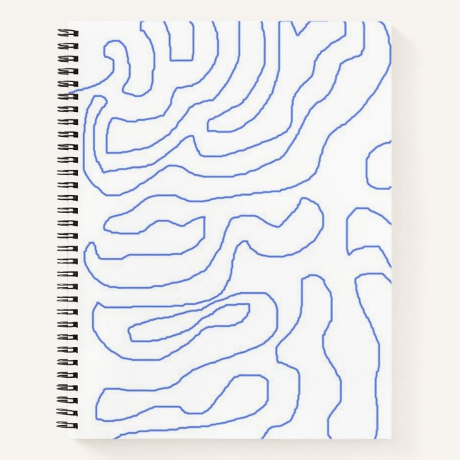 modern abstract art notebook (Front)