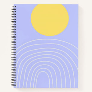 modern abstract art notebook