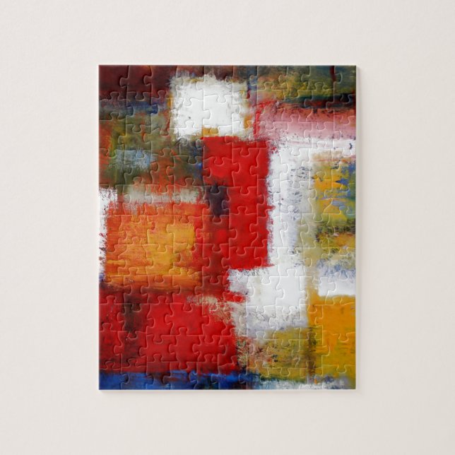 Modern Abstract Art Painting Jigsaw Puzzle (Vertical)