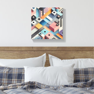 modern abstract Art Pattern Canvas Print