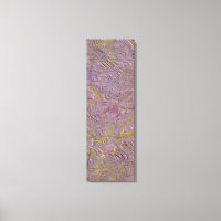 Modern Abstract Art Pink Yellow Green Purple Black