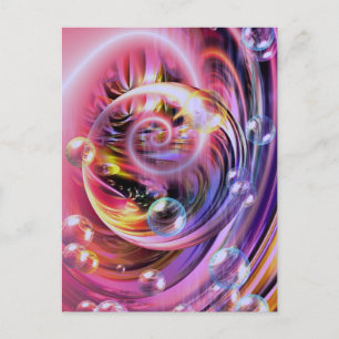 Modern Abstract Art Postcard