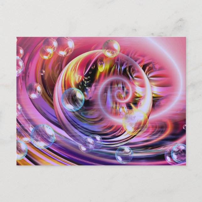 Modern Abstract Art Postcard (Front)