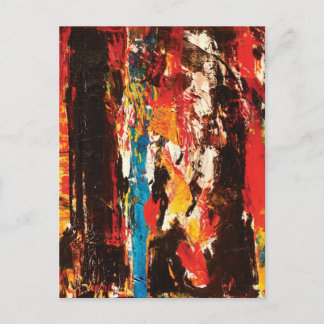 Modern Abstract Art Postcard