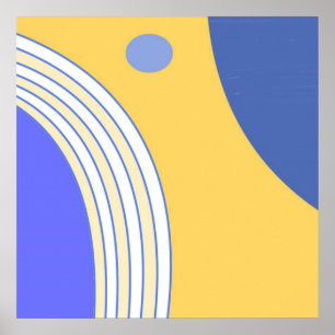 modern abstract art poster