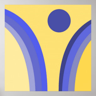 modern abstract art poster