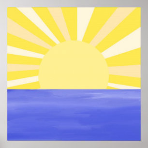 modern abstract art poster