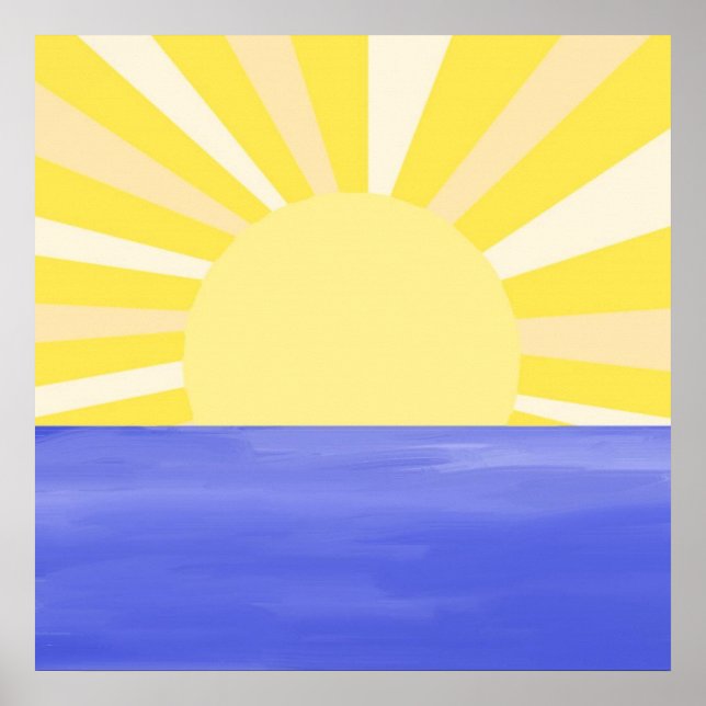 modern abstract art poster (Front)