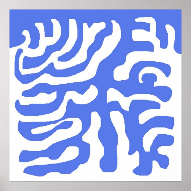 modern abstract art poster (Front)