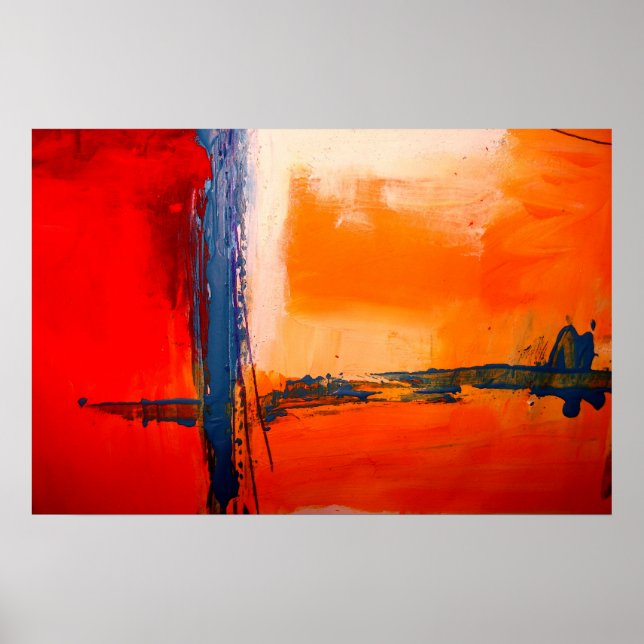 Modern Abstract Art Poster (Front)