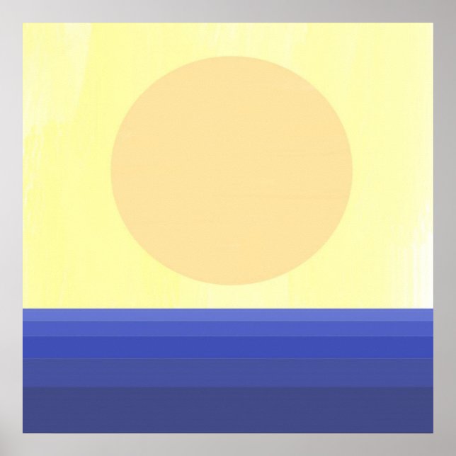 modern abstract art poster (Front)