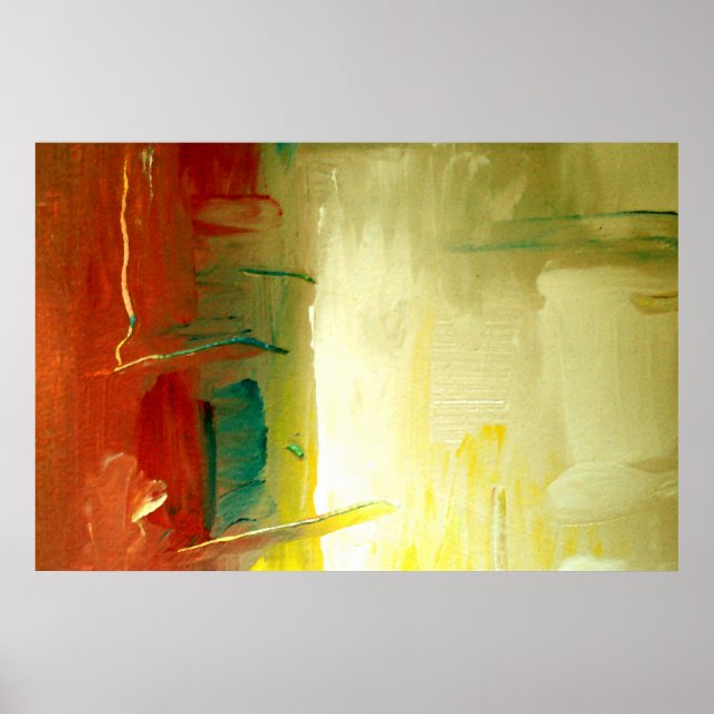 Modern Abstract Art Poster (Front)