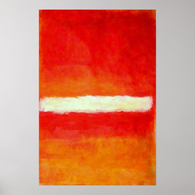 Modern Abstract Art Poster - Rothko Style (Front)