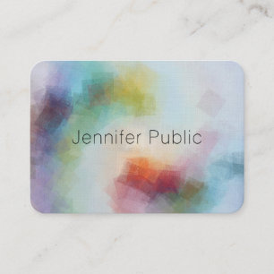 Modern Abstract Art Professional Elegant Template Business Card