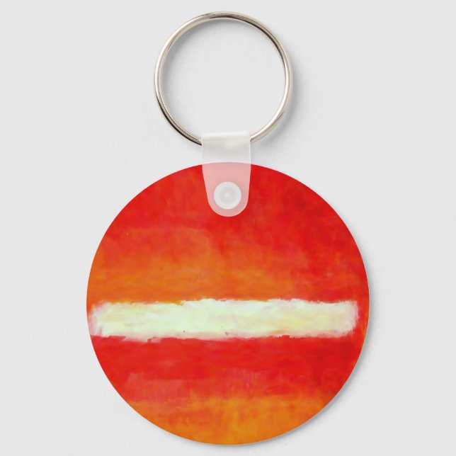 Modern Abstract Art - Rothko Style Key Ring (Front)