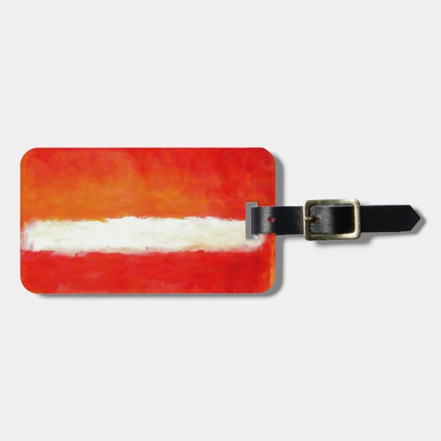 Modern Abstract Art - Rothko Style Luggage Tag (Front Horizontal)