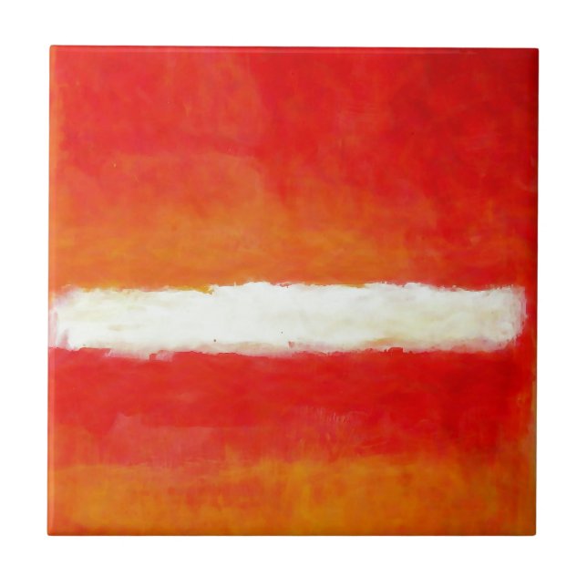 Modern Abstract Art - Rothko Style Tile (Front)